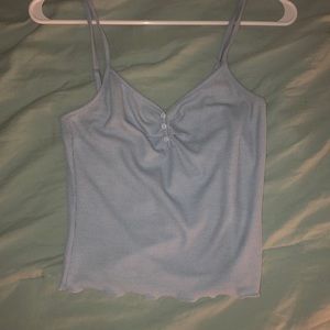 baby blue tank top